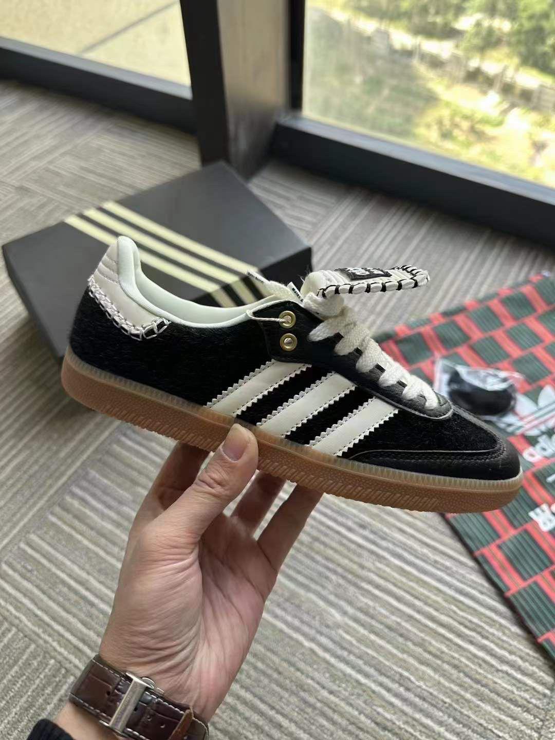 ADIDAS WALES BONNER SAMBA PONY TONAL LOW TRAINERS - Image 6