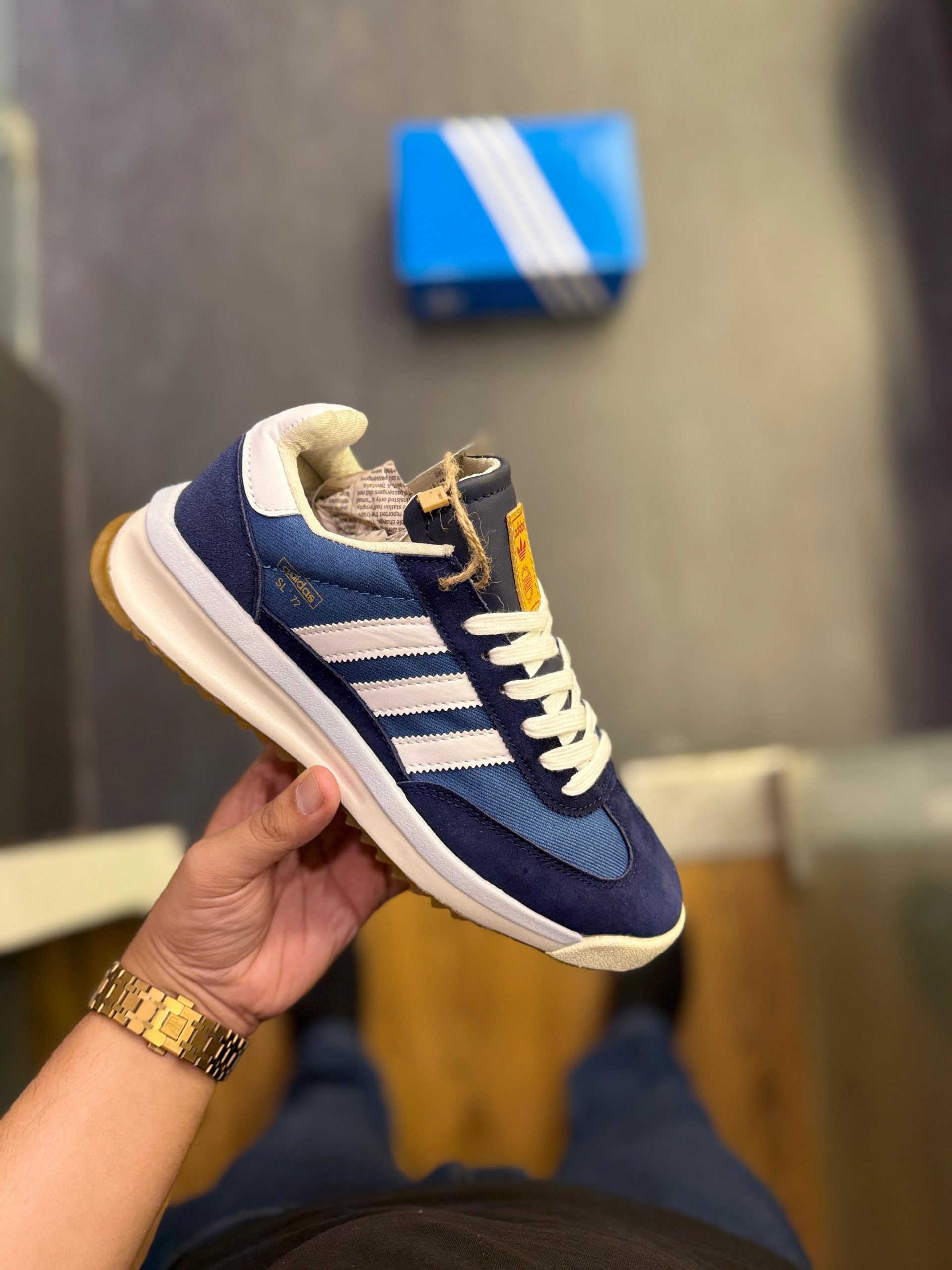 FIRST COPY Adidas Originals SL 72 Blue - Image 2