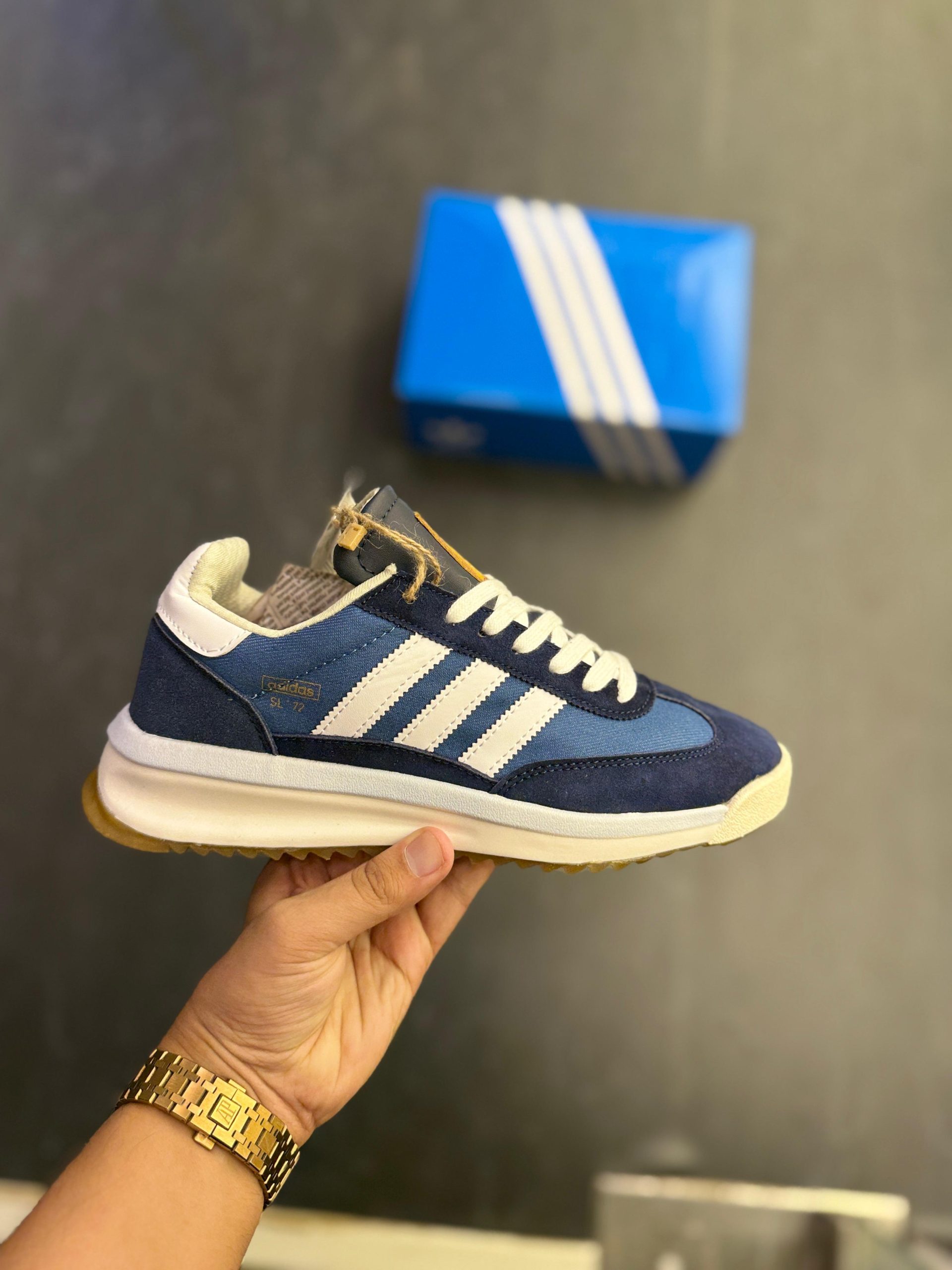 FIRST COPY Adidas Originals SL 72 Blue - Image 4