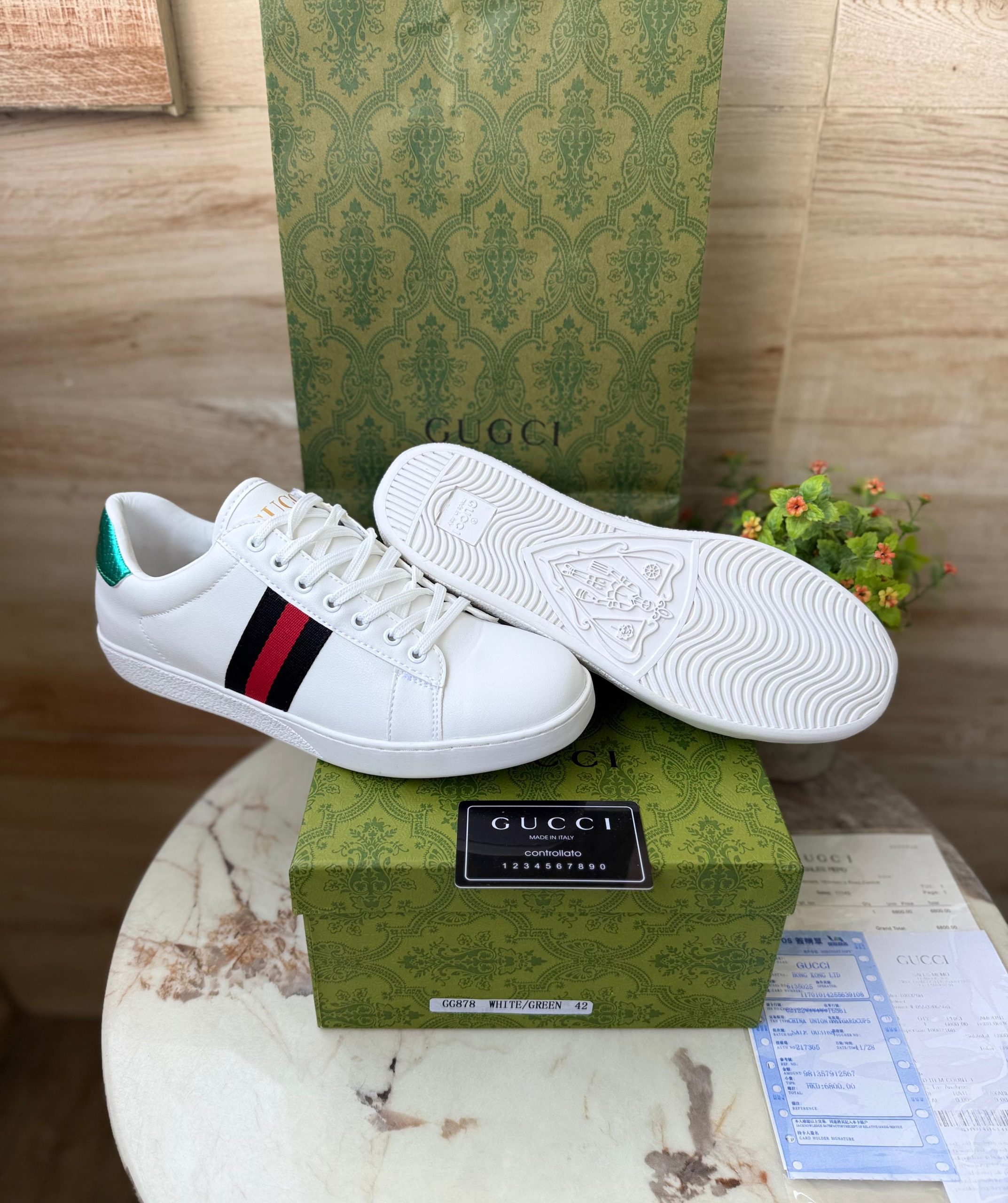 FIRST COPY Gucci Ace Top Sneaker