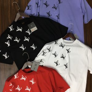 FIRST COPY Louis Vuitton Premium Cotton Lycra Round Neck