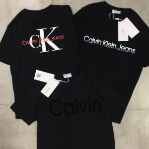 First Copy CALVIN Very Premium Cotton Lycra Round Necks – All Black Edition