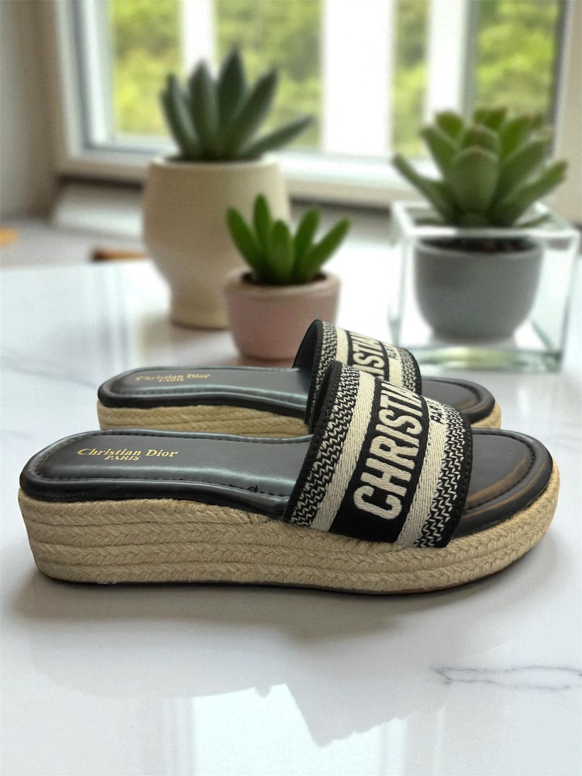 First Copy Christian Dior Platform Slides