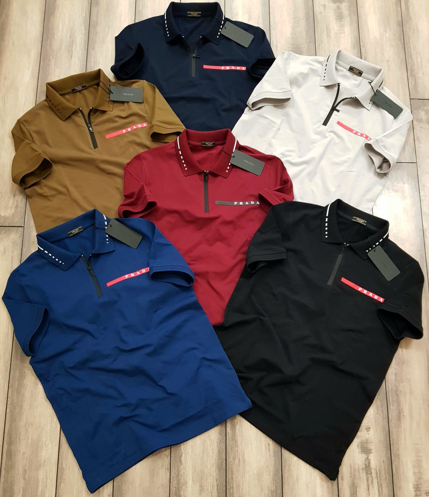 First Copy PRADA Premium Men's Polo T-Shirts