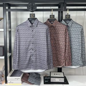 First Copy Dior Imported Stretch Fabric Full Sleeves Shirts