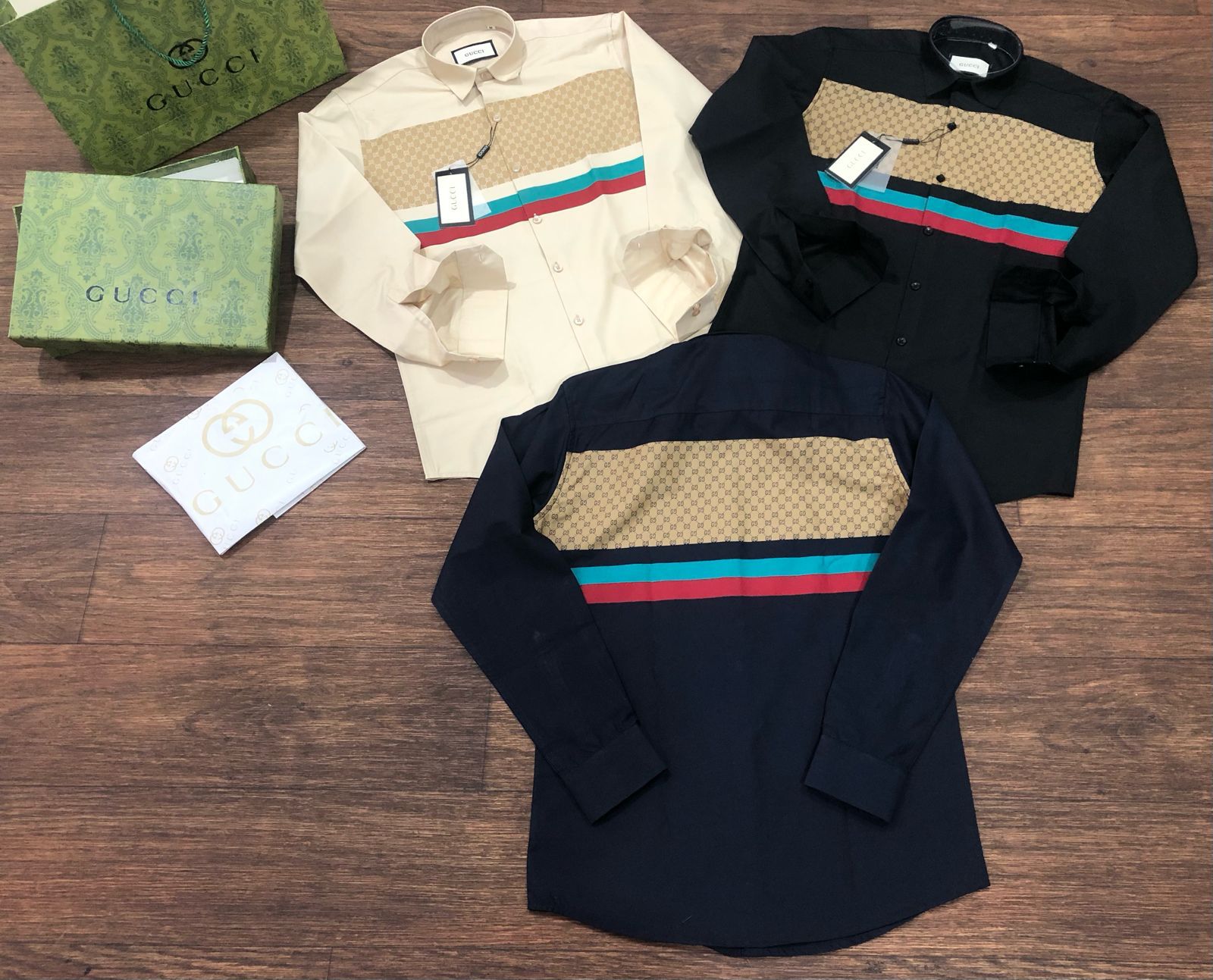 First Copy GUCCI Exclusive Cotton Shirts - Image 8