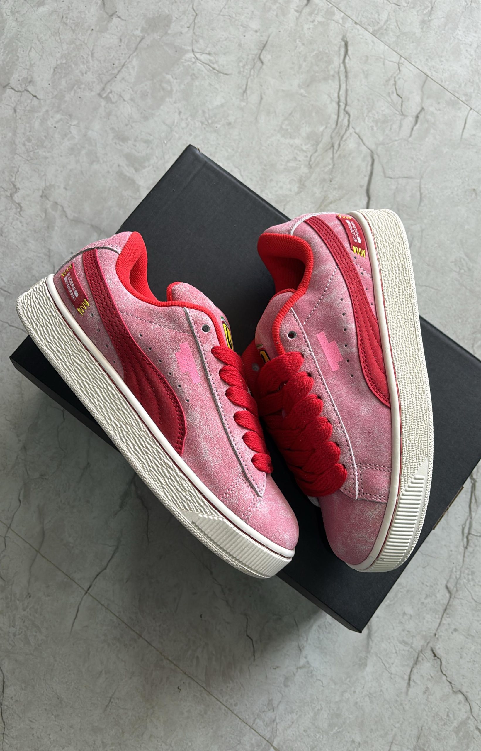 First Copy Puma Suede Ferrari Edition for Girls - Image 2