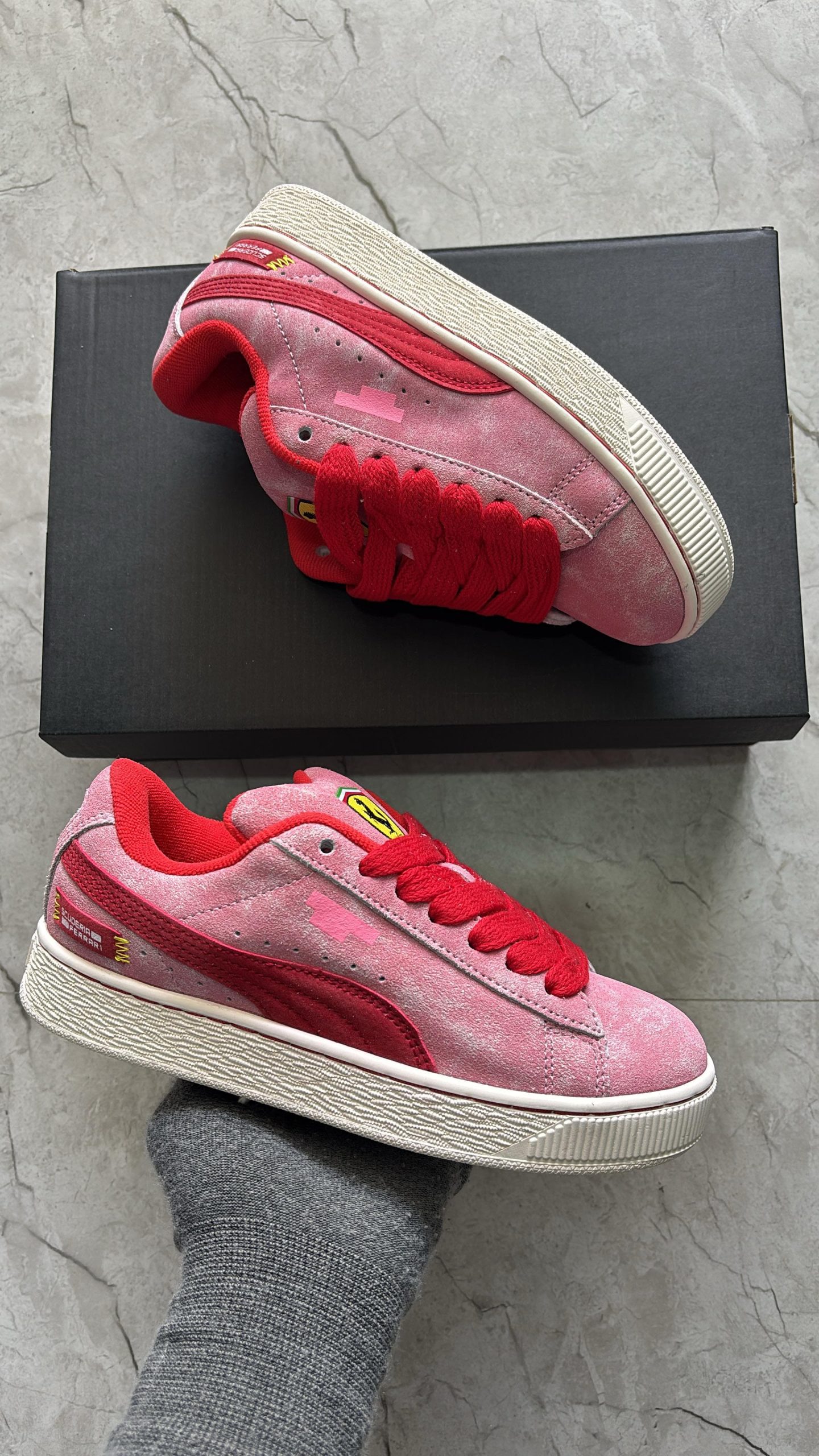 First Copy Puma Suede Ferrari Edition for Girls
