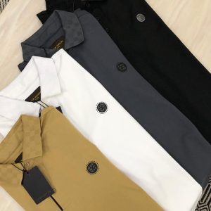 FIRST COPY LOUIS VUITTON VERY PREMIUM COTTON LYCRA POLOS