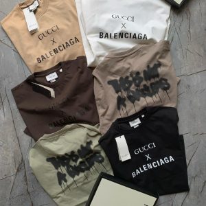 FIRST COPY GUCCI x BALENCIAGA VERY PREMIUM ROUND NECK