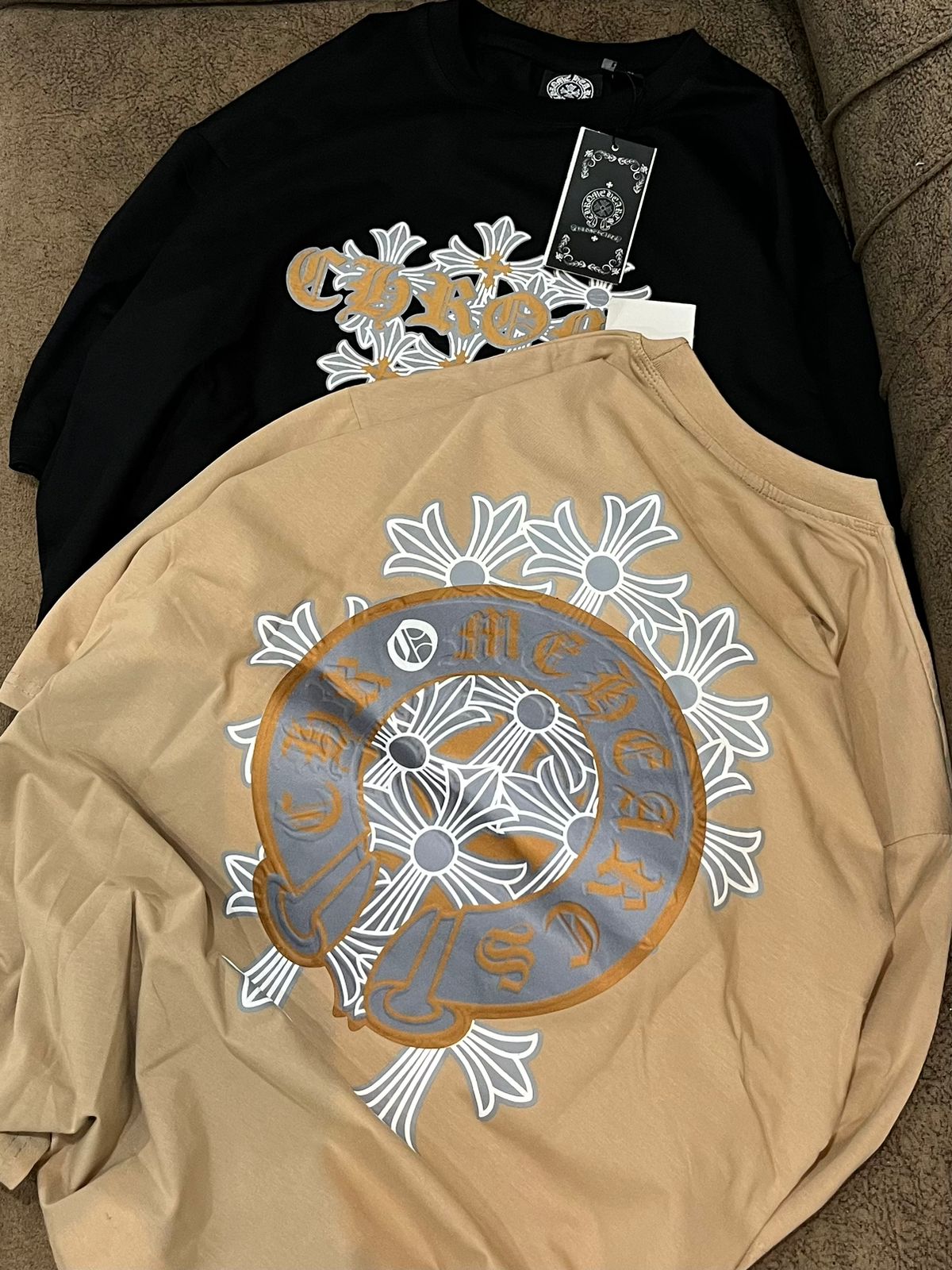CHROME HEARTS Drop Shoulder T-Shirt – Bold Streetwear Aesthetic - Image 2