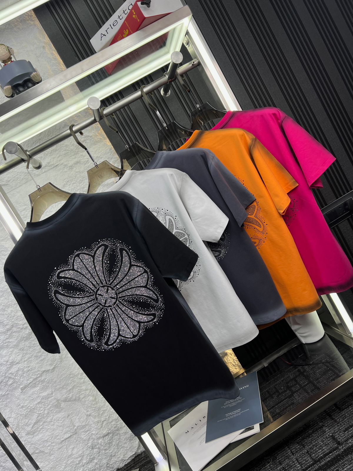 CHROME HEARTS Drop Shoulder T-Shirt – Bold Streetwear Aesthetic