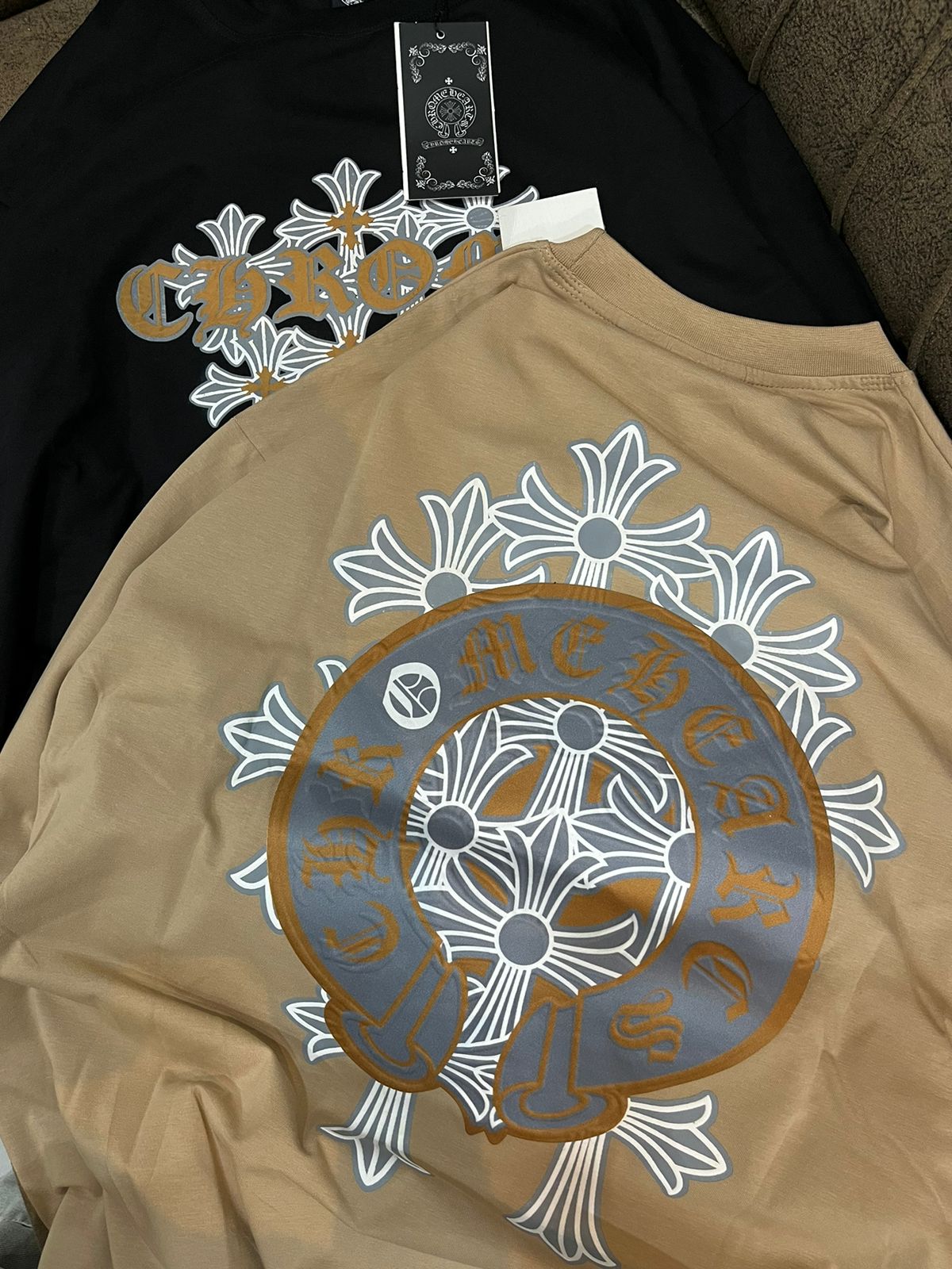 CHROME HEARTS Drop Shoulder T-Shirt – Bold Streetwear Aesthetic
