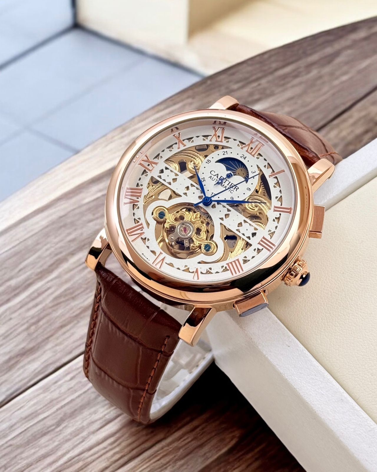 FIRST COPY Cartier Men’s Automatic Watch – Luxury in Motion