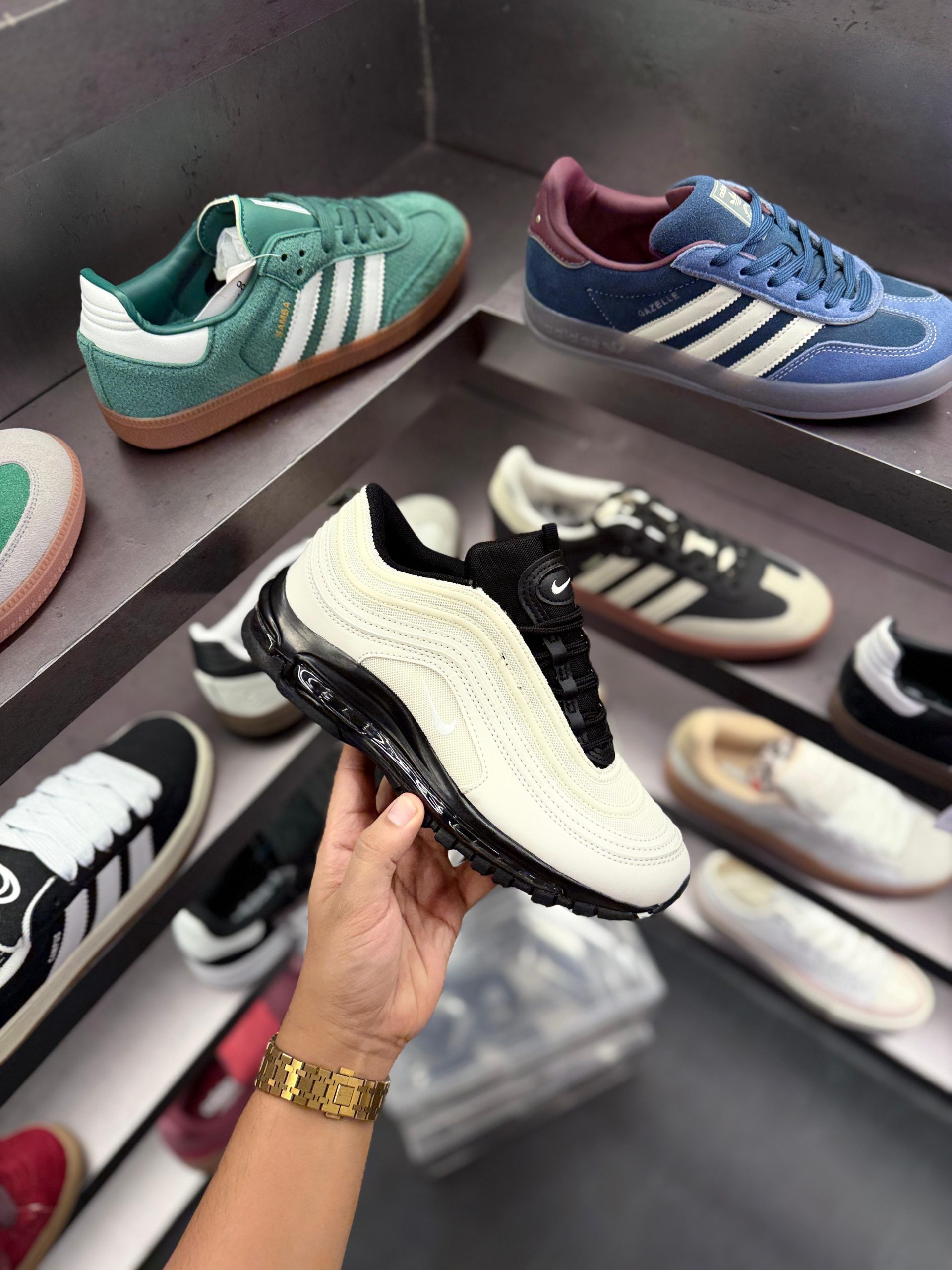 FIRST COPY Nike Air Max 97 Light Bone | Premium Replica Sneakers India - Image 3