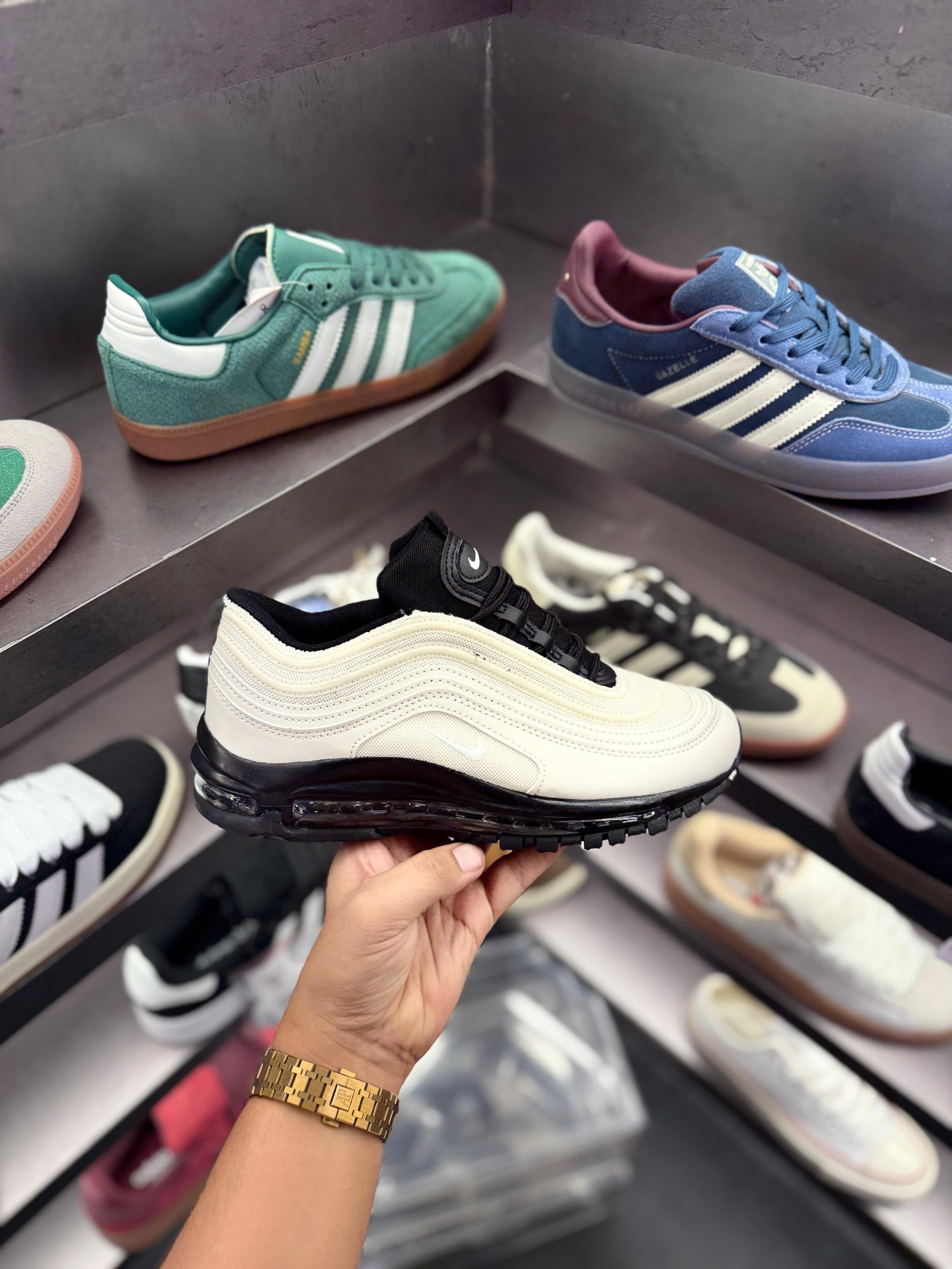 FIRST COPY Nike Air Max 97 Light Bone | Premium Replica Sneakers India - Image 5