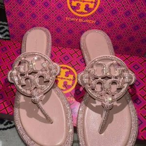 FIRST COPY Tory Burch Miller Knotted Pavé Flats