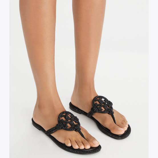 FIRST COPY Tory Burch Miller Knotted Pavé Flats - Image 4