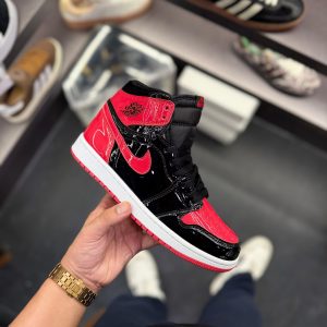 First Copy Air Jordan 1 Retro High Patent Bred – Premium Imported Sneakers