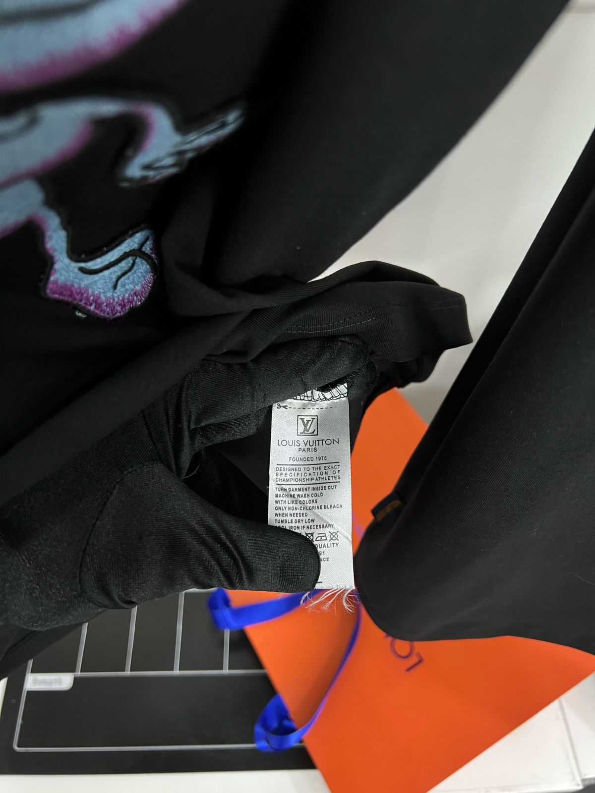 First Copy Louis Vuitton Exclusive Cotton Lycra Round Neck T-Shirt - Image 3