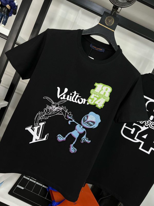 First Copy Louis Vuitton Exclusive Cotton Lycra Round Neck T-Shirt