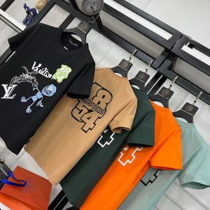 First Copy Louis Vuitton Exclusive Cotton Lycra Round Neck T-Shirt