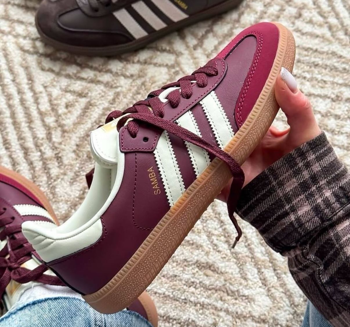 First Copy Adidas Originals Samba Maroon
