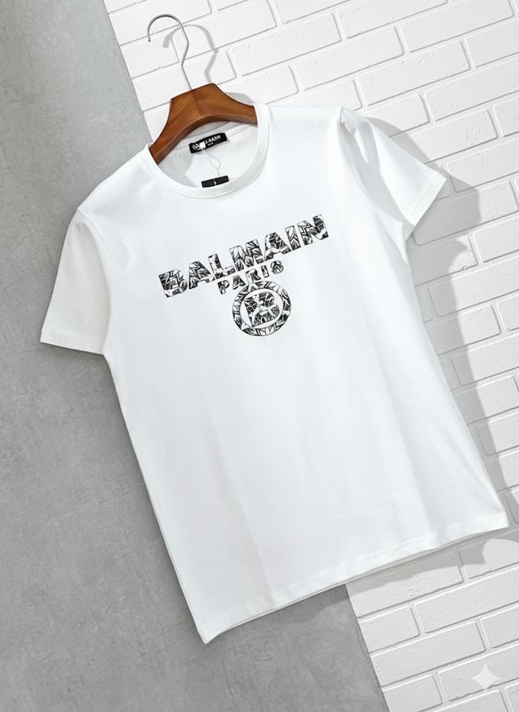 First Copy Balmain Paris Imported China Quality Exclusive Men’s T-Shirt - Image 2