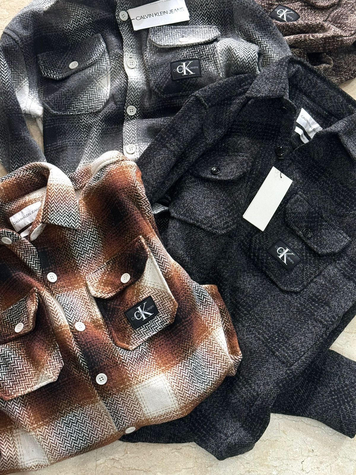 First Copy Calvin Klein Imported Heavy Shacket - Image 6