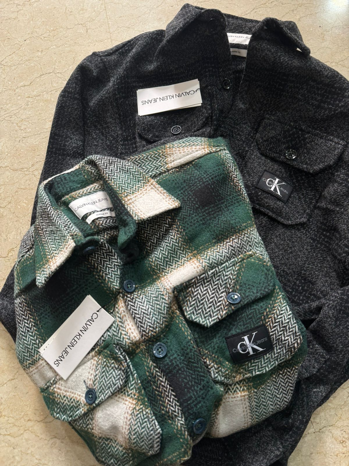 First Copy Calvin Klein Imported Heavy Shacket - Image 7