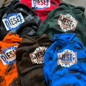 First Copy Diesel Premium 3-Thread Cotton Fleece Hoodie for Men