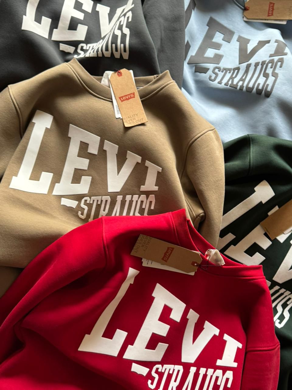 First Copy Levi’s Round Neck Sweatshirt for Men - Image 4
