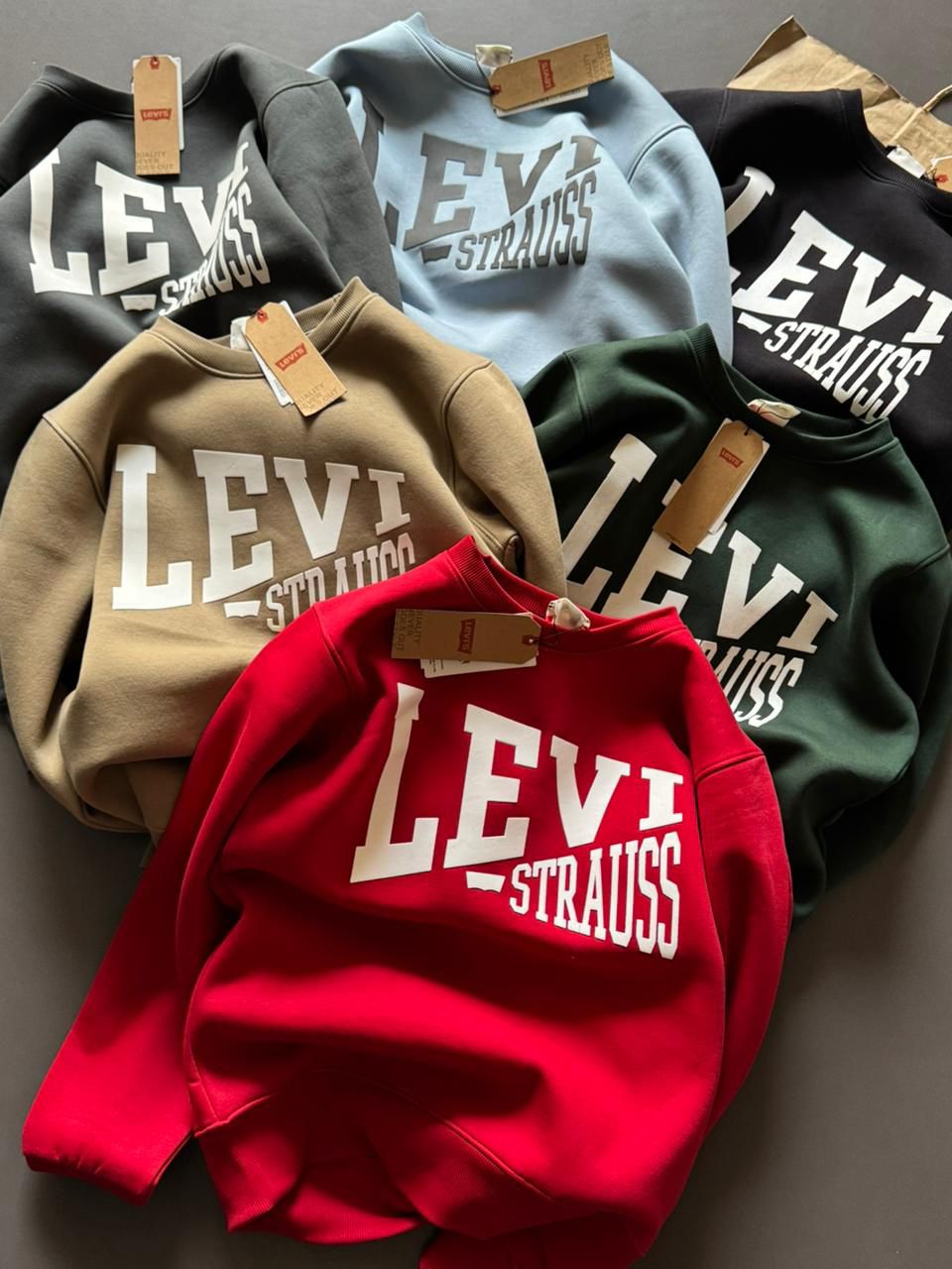 First Copy Levi’s Round Neck Sweatshirt for Men