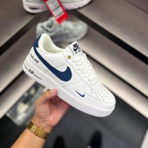 First Copy Nike Air Force 1 White Navy Naike Edition