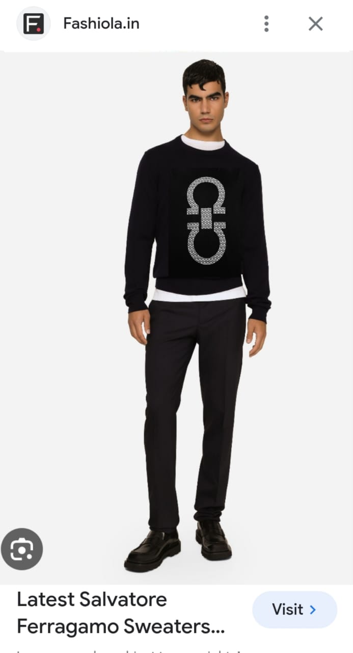 First Copy Ferragamo Imported Wool Sweaters - Image 5
