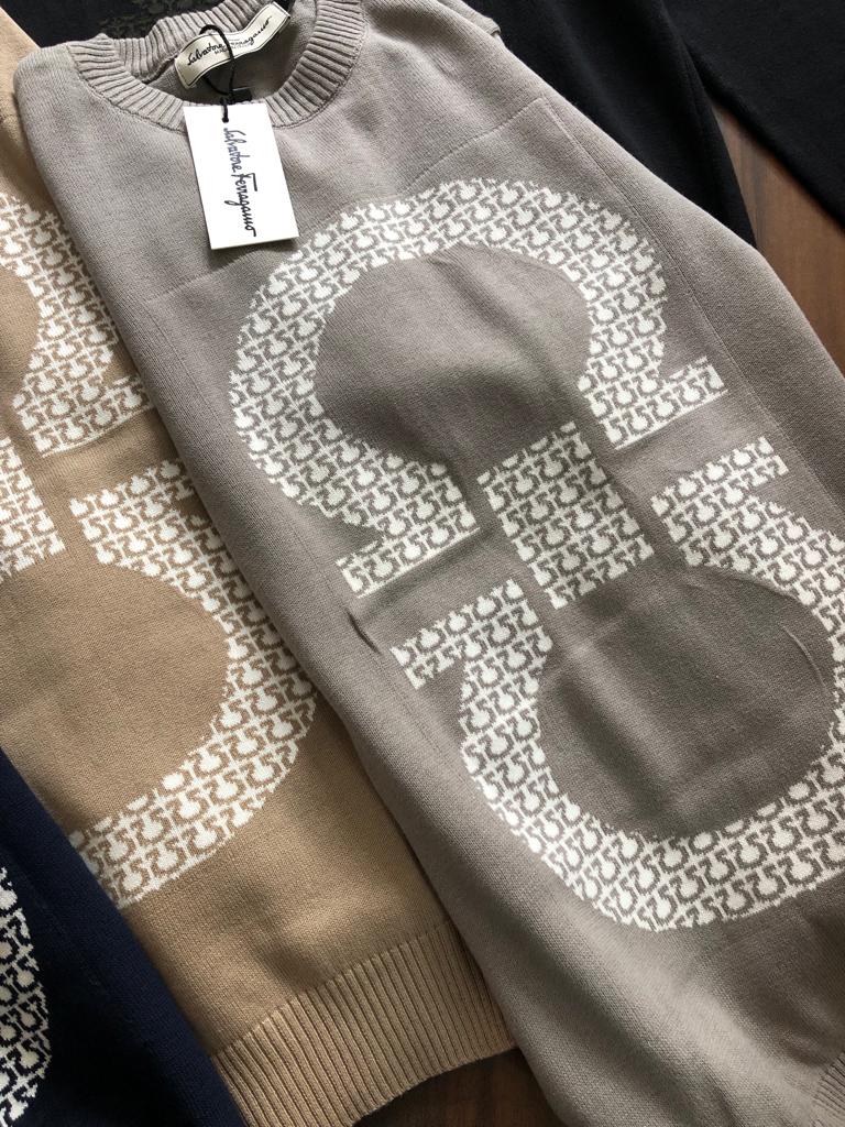First Copy Ferragamo Imported Wool Sweaters - Image 4