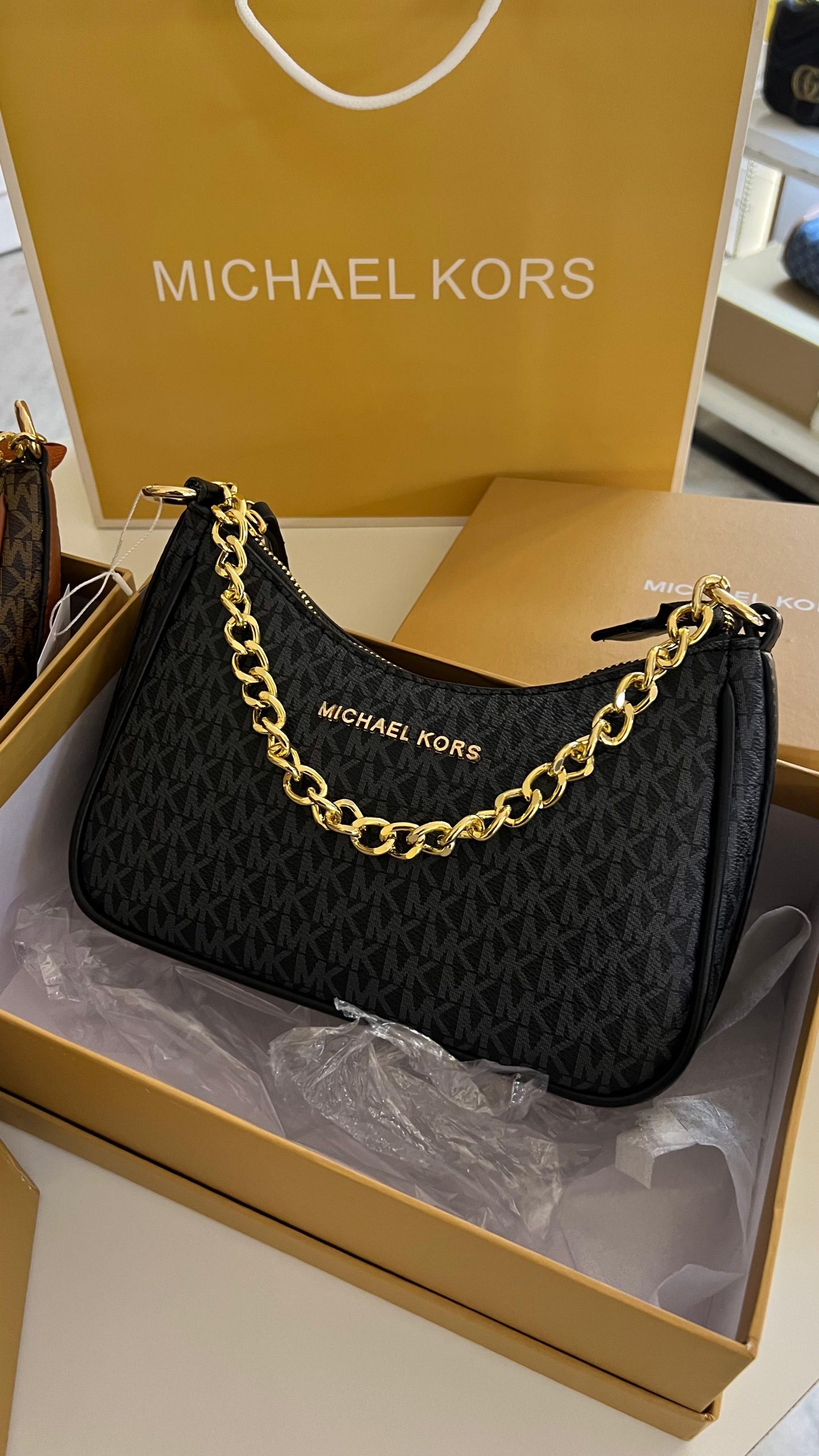 First Copy MK Half Moon Shoulder Sling Bag - Image 4