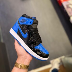 First Copy Air Jordans Retro 1 Patent Royal Blue