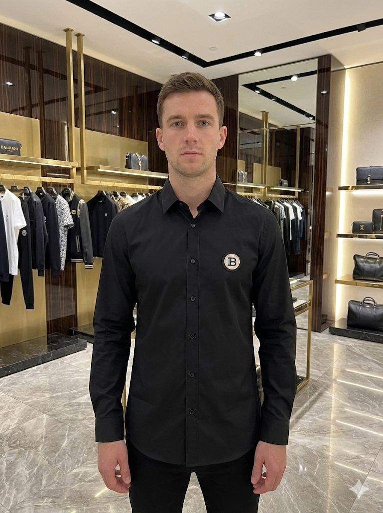 First Copy Burberry & Balmain Paris Original Cotton Lycra Premium Shirts - Image 7