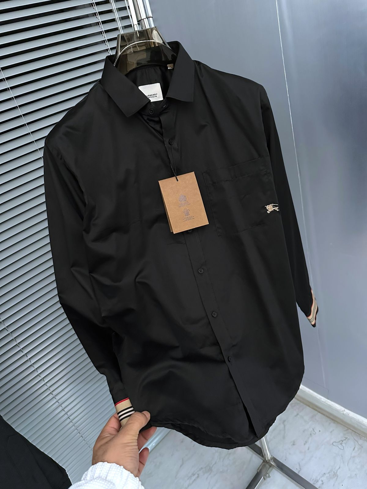 First Copy Burberry & Balmain Paris Original Cotton Lycra Premium Shirts - Image 2