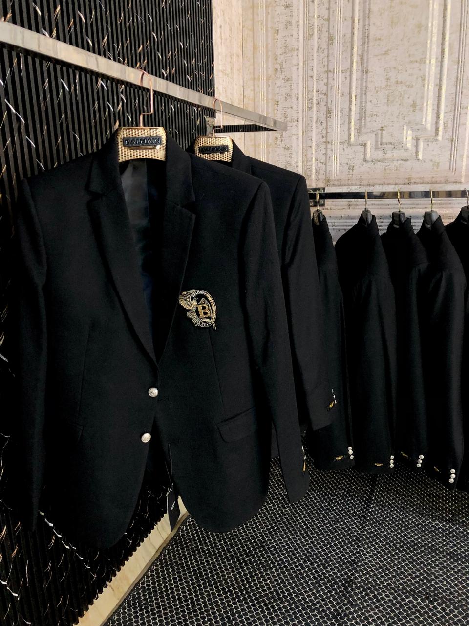 First Copy Balmain Italian Wool Blazer