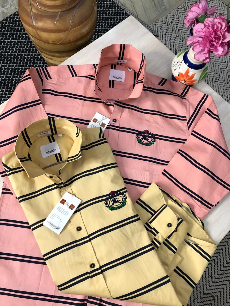 First Copy Burberry Cotton Fabric Shirt - Image 6