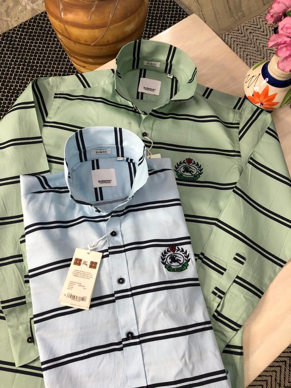 First Copy Burberry Cotton Fabric Shirt - Image 5