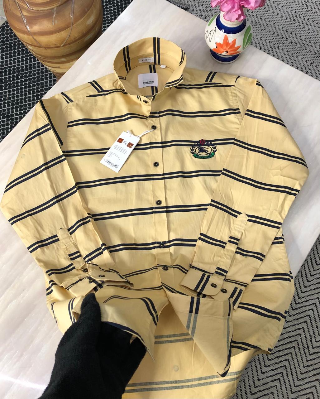 First Copy Burberry Cotton Fabric Shirt - Image 3