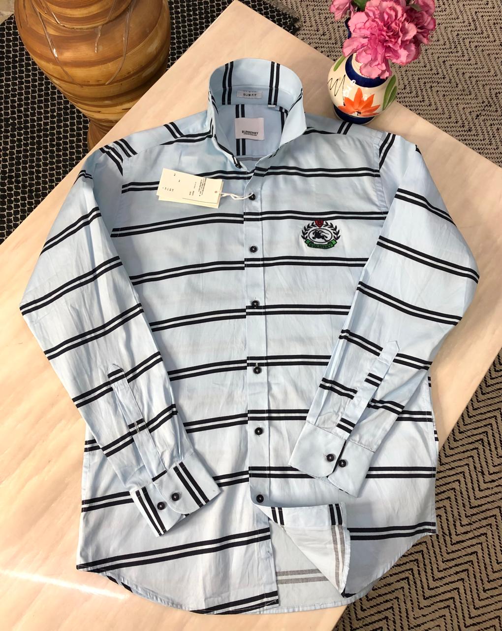 First Copy Burberry Cotton Fabric Shirt - Image 2