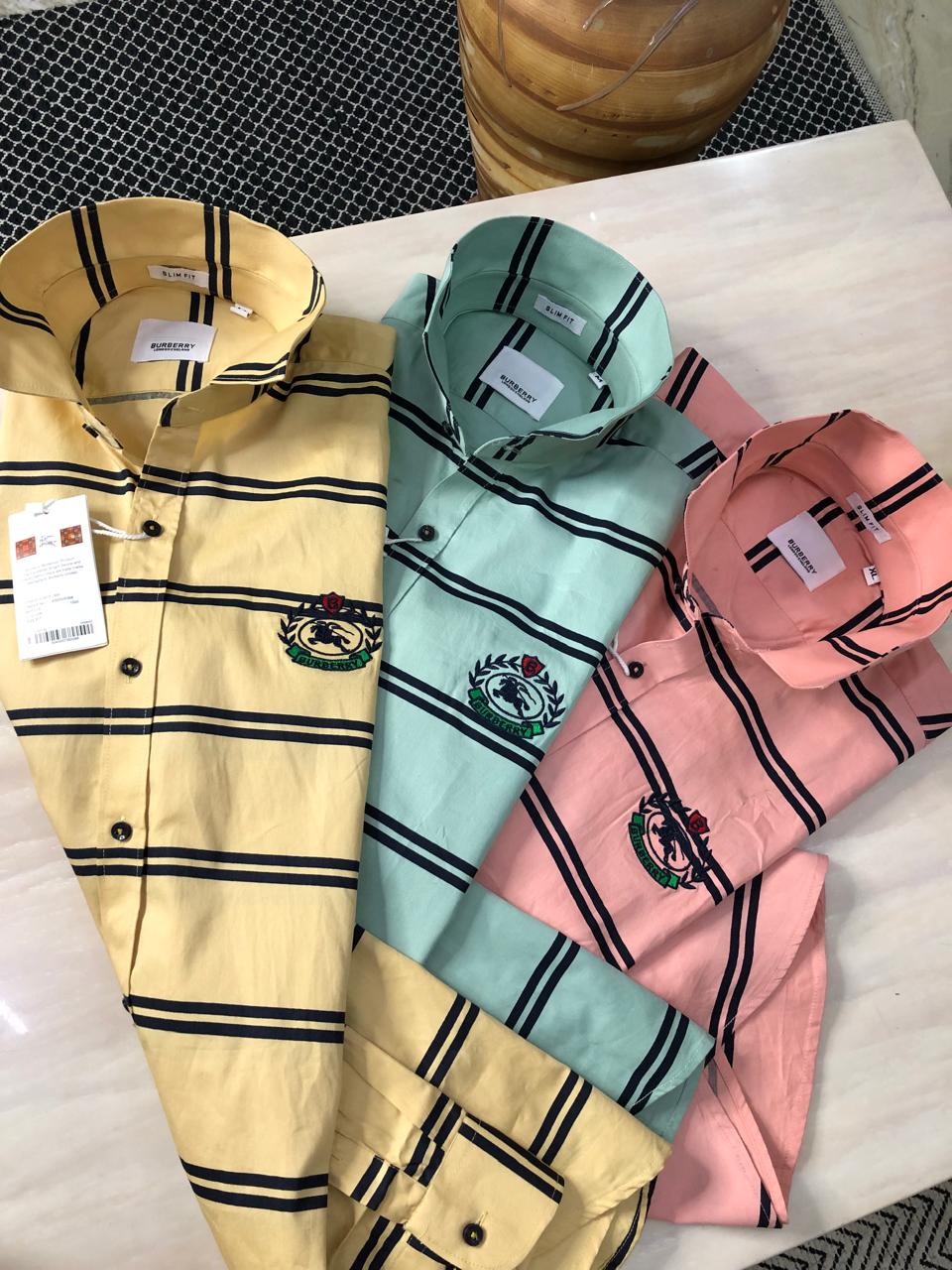 First Copy Burberry Cotton Fabric Shirt - Image 14