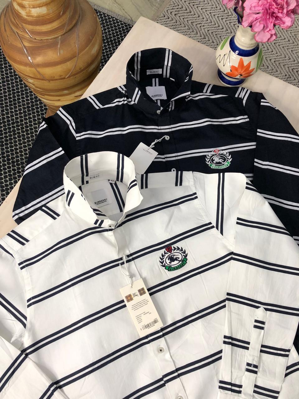 First Copy Burberry Cotton Fabric Shirt - Image 13