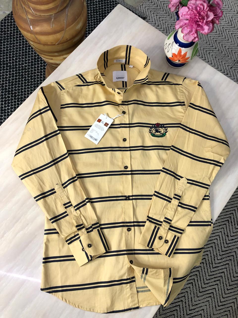 First Copy Burberry Cotton Fabric Shirt - Image 12