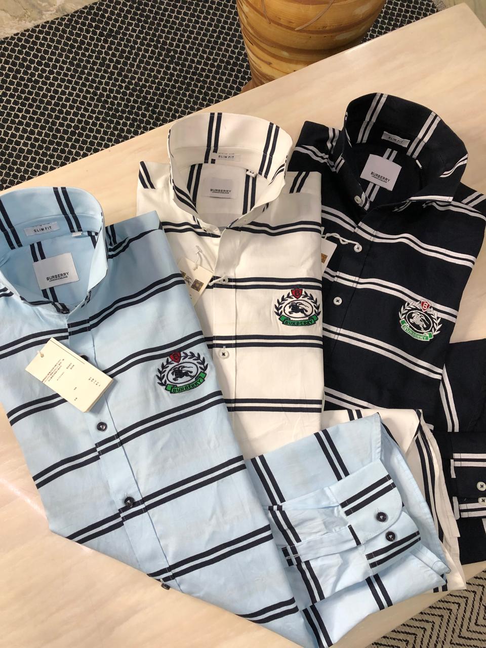 First Copy Burberry Cotton Fabric Shirt - Image 11