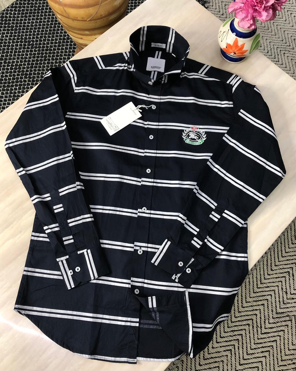 First Copy Burberry Cotton Fabric Shirt - Image 10